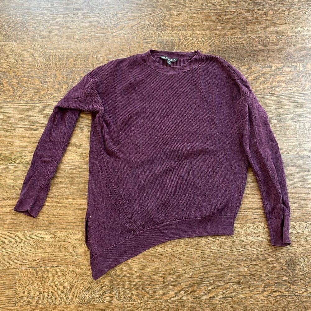 Athleta burgundy sweater